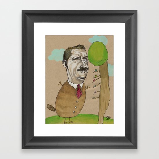 Mr Beever Framed Art Print