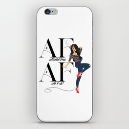 Alcohol Free AF iPhone Skin