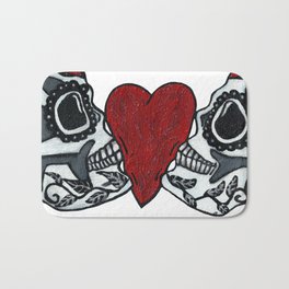 Love and Kisses Bath Mat