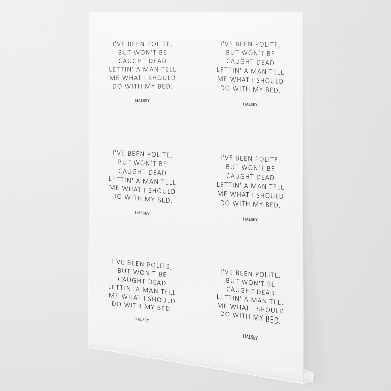 Nightmare Feminism Quote Wallpaper By Rayowag Society6 Well you're in luck, because here. society6
