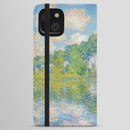 Claude Monet - Poplars on the Epte (1891) iPhone Wallet Case