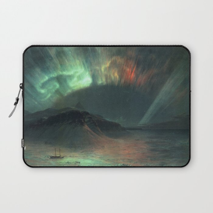 Aurora Borealis by Frederic Edwin Church Laptop Sleeve