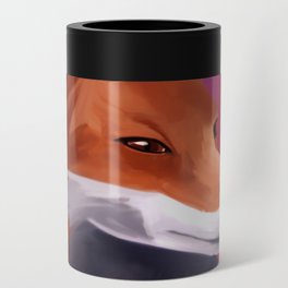 Fox Painting Can Cooler