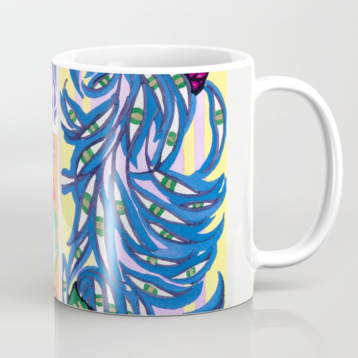 Seguy. Floral colorful background, vintage art deco & art nouveau background, plate no. 18 (Reproduction) Coffee Mug