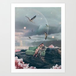 Evenings that I can't Remember Art Print