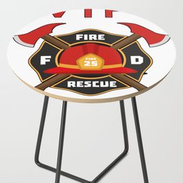 Wtf where is fire Firefighter Side Table