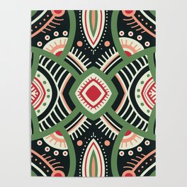 Geometric Abstract #1 Poster