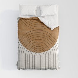 Abstract Flow / Recessed Framed  Comforter