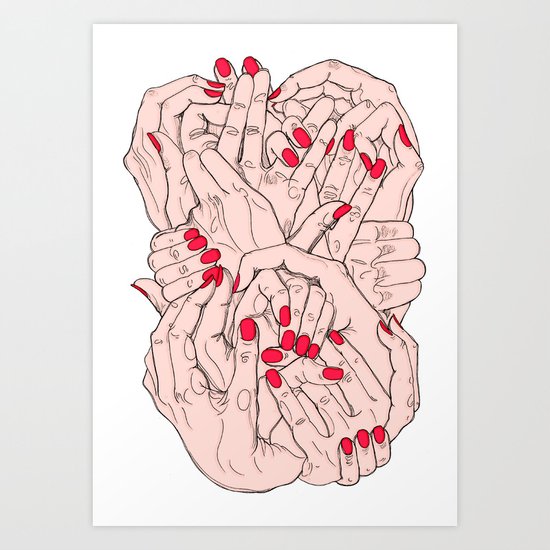 hands Art Print