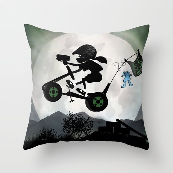 Halo Kid Throw Pillow
