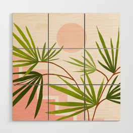 Summer in Belize Abstract Landscape Wood Wall Art