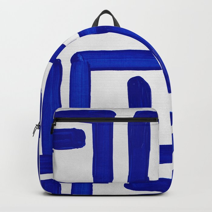 Greek Blue Design Backpack