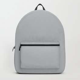 Stormy Grey - Light Neutral Mid Tone Gray Solid Color PPG Whirlwind PPG1013-3 Backpack