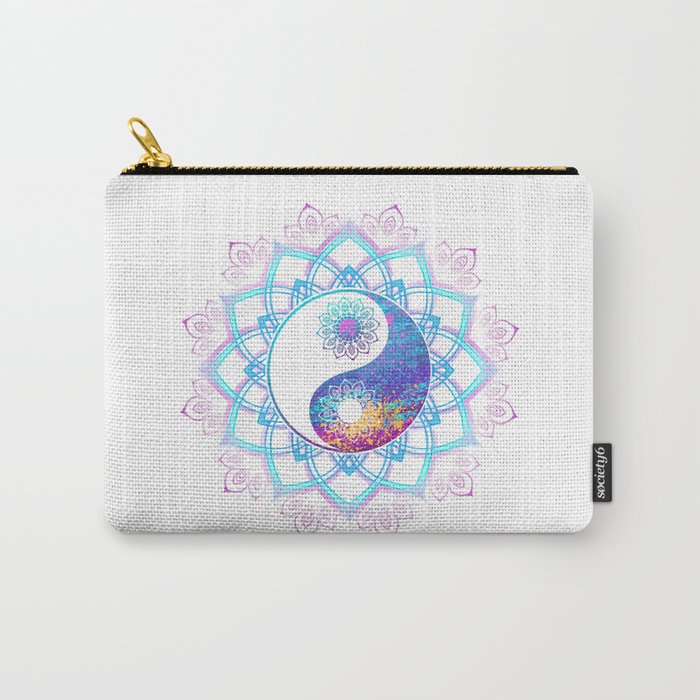 Pastel Symbol of Yin Yang Carry-All Pouch