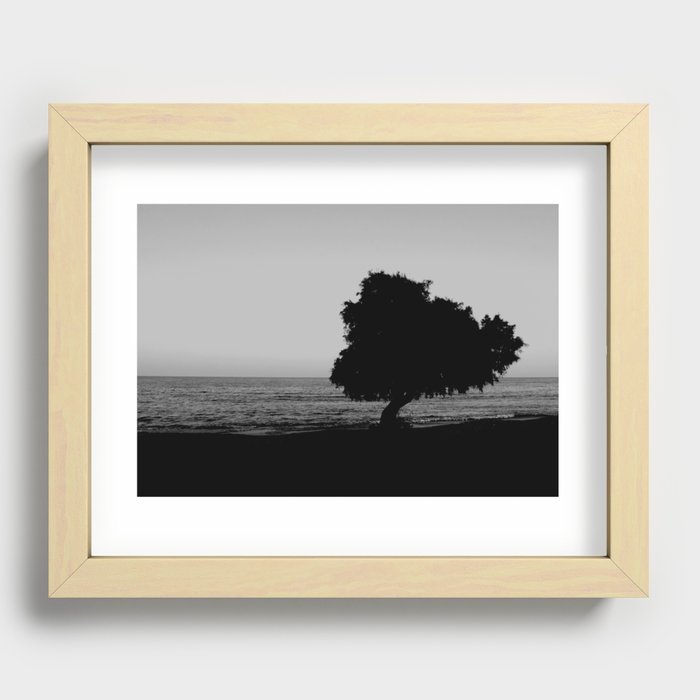 melancholic tree Recessed Framed Print