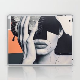 collage art / butterfly Laptop Skin