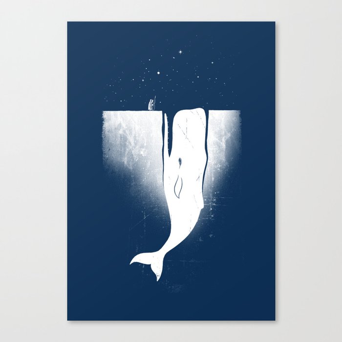 Frozen Leviathan Canvas Print