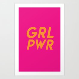 GIRL POWER Art Print