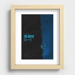 The Abyss (1989) - minimal poster Recessed Framed Print