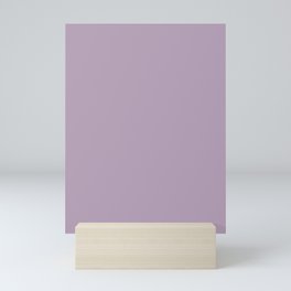 Pastel Purple Solid Color Mini Art Print