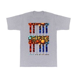 Whimsical Mosaic Music Art - Colorful Piano T Shirt | Mosaic, Colorfulpianoart, Musicalnote, Primarycolors, Music, Pianokeys, Composer, Jeweltones, Blue, Jazz 
