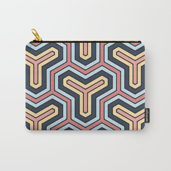 Abstract V Carry-All Pouch