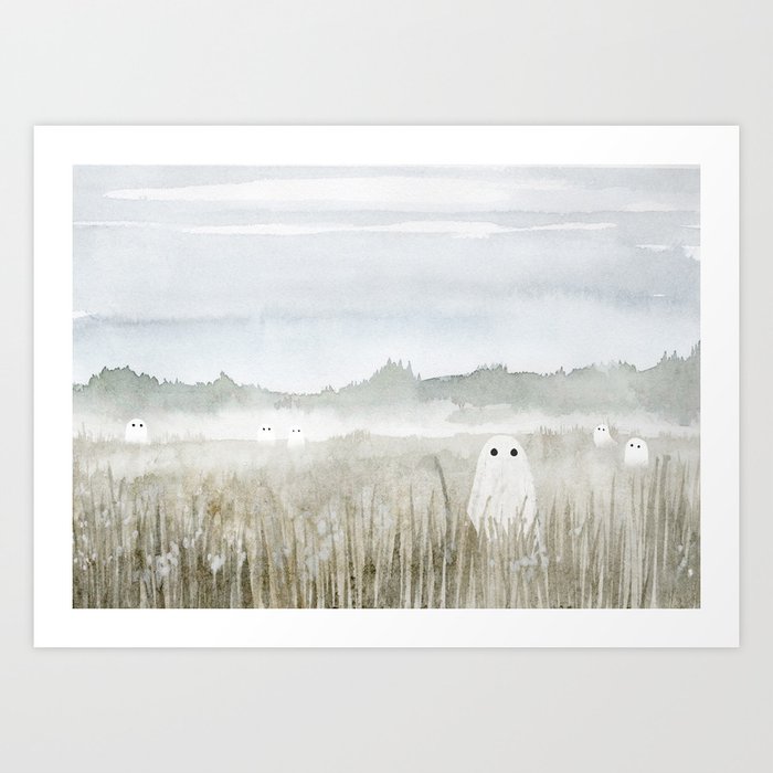 Ghosts Of The Mist Art Print