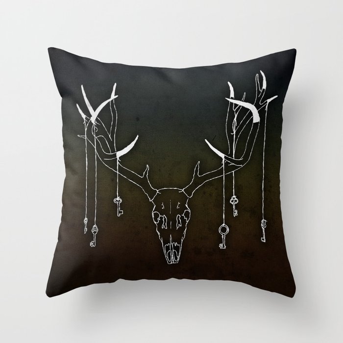 Oh Deer Throw Pillow