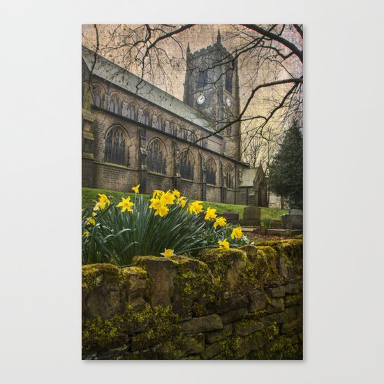 St Bartholomew's Church Marsden Canvas Print