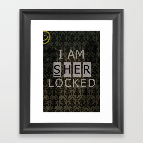 Sherlocked Framed Art Print