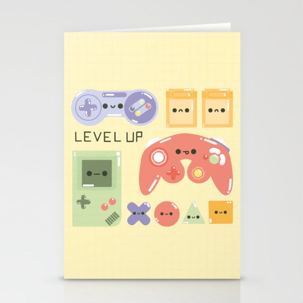 Level Up Stationery Cards