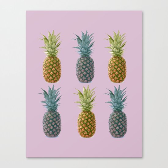 pineapple pattern Canvas Print