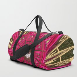 Fractals Superimposed Over Photograph Duffle Bag