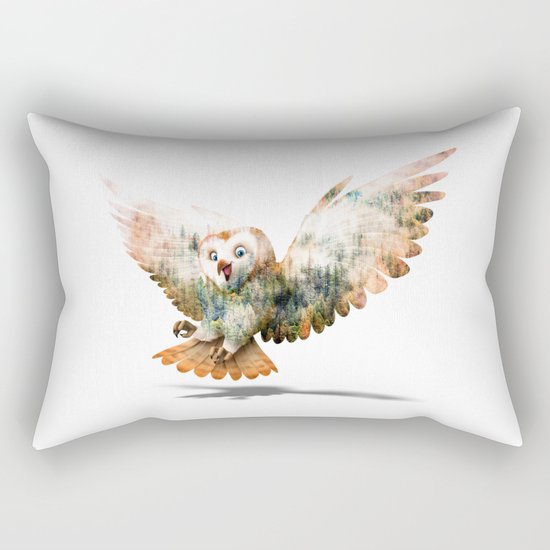 OWL NATURE Rectangular Pillow