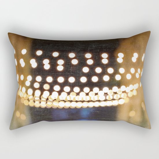 Floating Bokeh Rectangular Pillow
