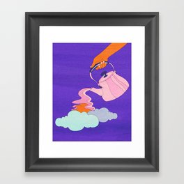 Kettle Clouds Framed Art Print