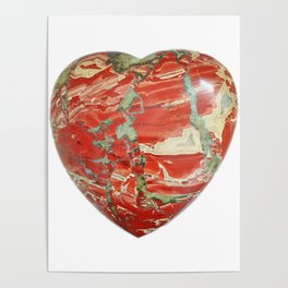 Big Red Jasper Heart - Side 2 Poster