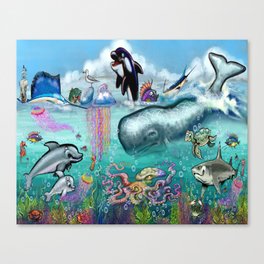 Under the Sea Canvas Print