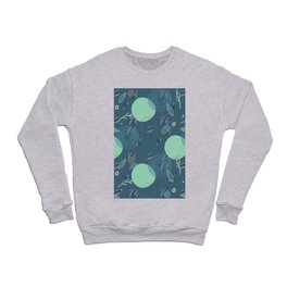 Shapes and leaves pattern Crewneck Sweatshirt