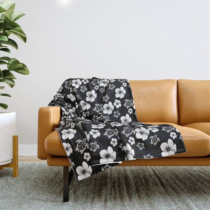 Black floral blanket shop
