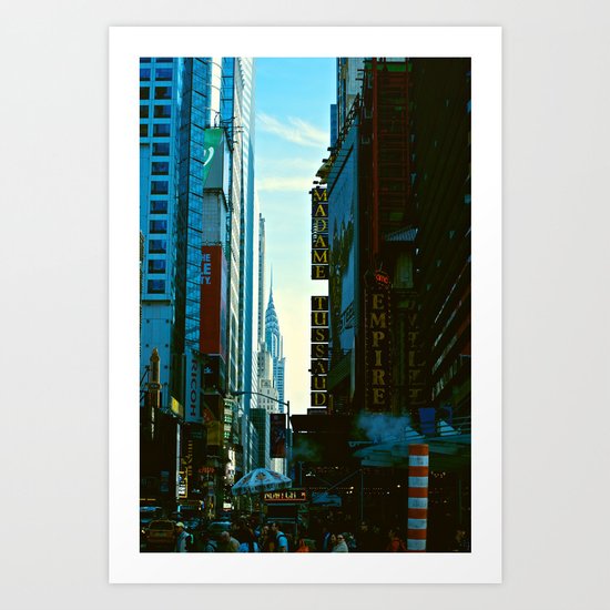 Busy City Art Print