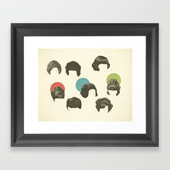 Hair Today, Gone Tomorrow Framed Art Print