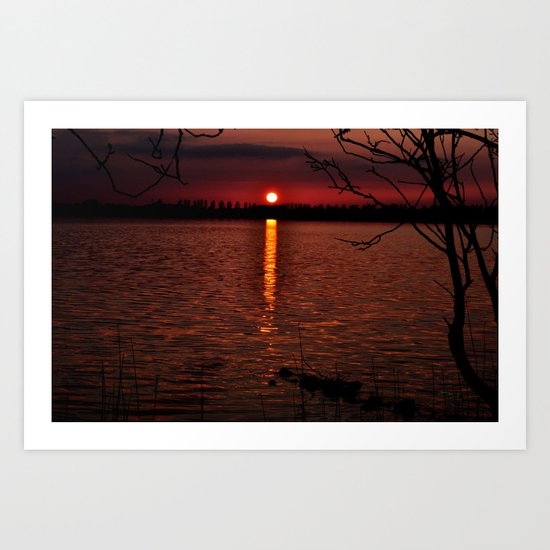 sunset Art Print