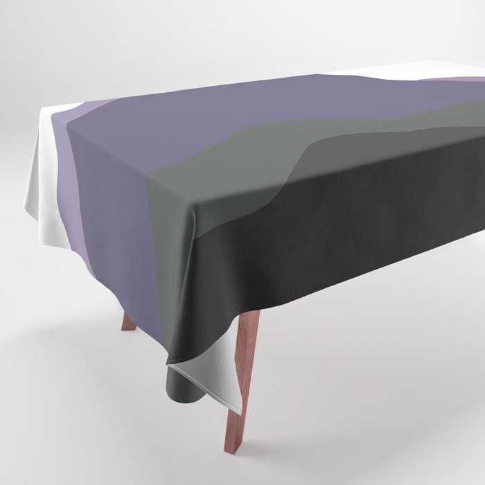 Abstract minimalistic mountain landscape Tablecloth