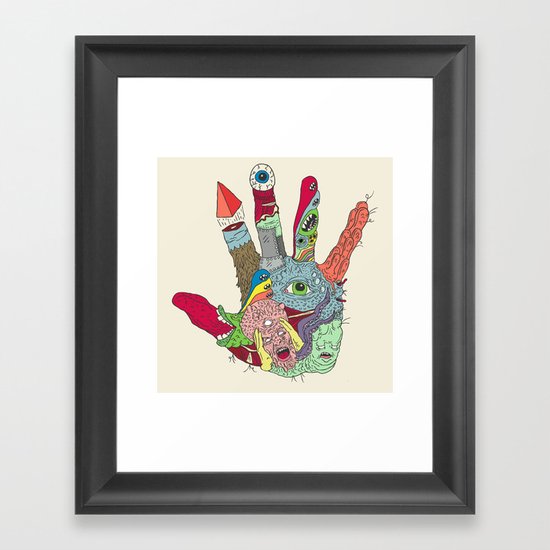 Put'er There Framed Art Print