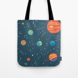 Planets & Constellations Tote Bag