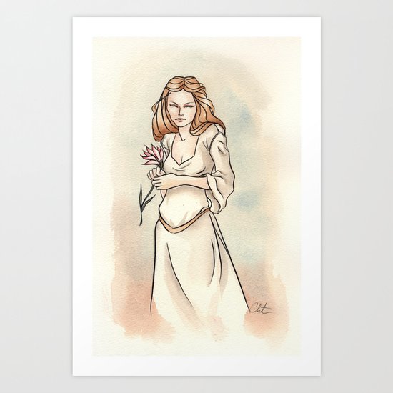 Ophelia Art Print