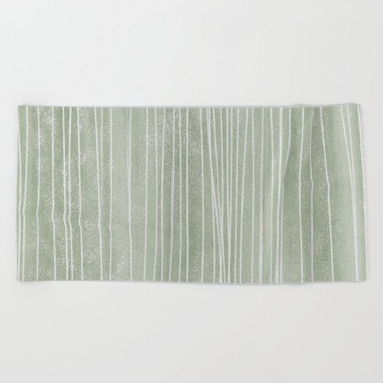 pin stripe soothe Beach Towel
