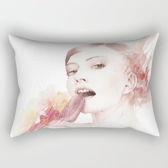 Summertime dizziness Rectangular Pillow