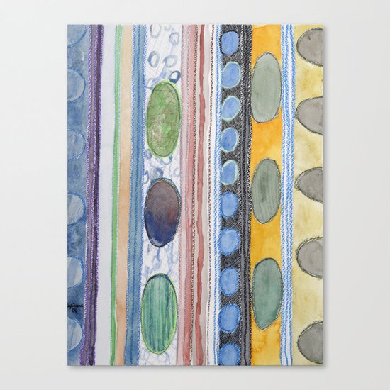 Serene Stripes Canvas Print